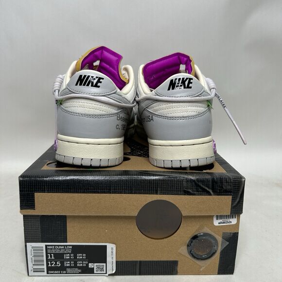 Nike Shoes Dunk Low X Off-White “Lot 3 of 50” 2024 - Picture 5 of 13